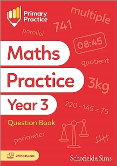 Book cover of: Primary Practice Maths Year 3 Question Book, Ages 7-8