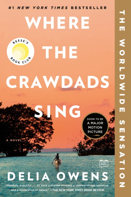 Book cover of: Where the Crawdads Sing. By: Delia Owens
