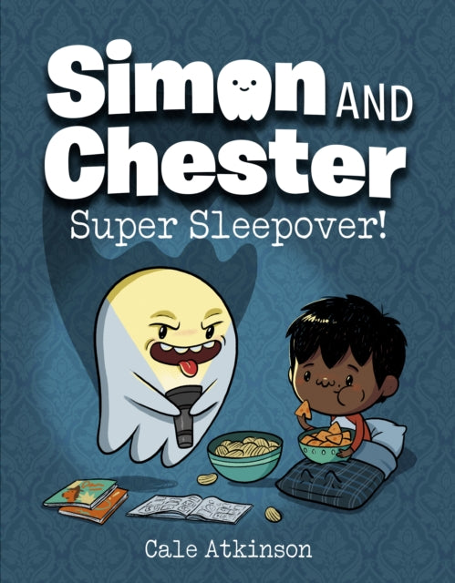 Book cover of: Super Sleepover (Simon and Chester Book #2). By: Cale Atkinson