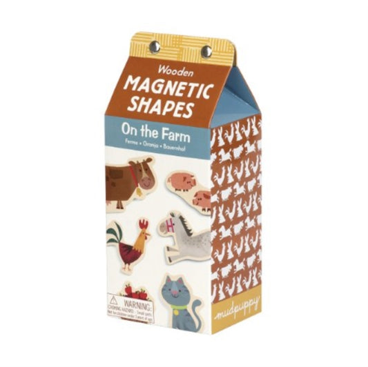 Book cover of: On the Farm Wooden Magnetic Shapes. By: John Yanok