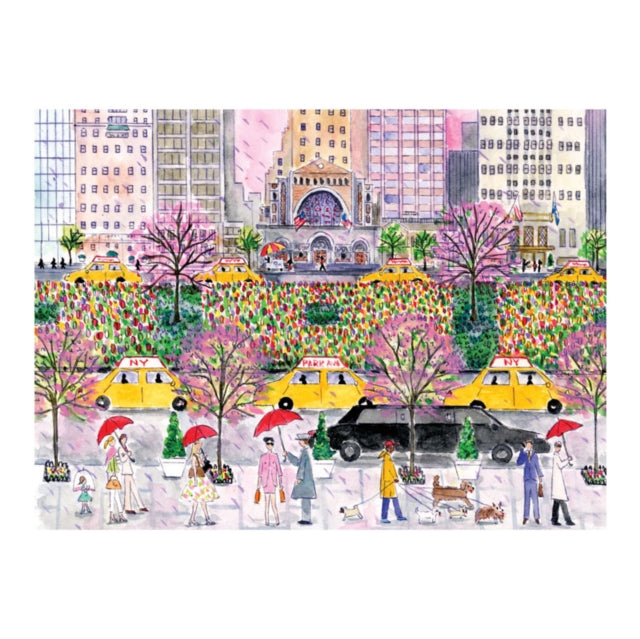 Book cover of: Michael Storrings Spring on Park Avenue 1000 Piece Puzzle. By: Galison