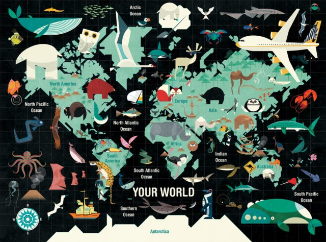 Book cover of: Your World 1000 Piece Family Puzzle. By: Mudpuppy