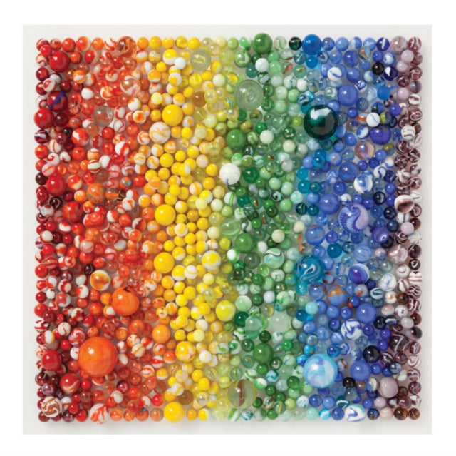Book cover of: Rainbow Marbles 500 Piece Puzzle. By: Galison