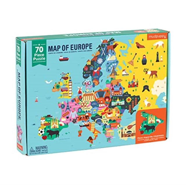 Book cover of: Map of Europe Puzzle