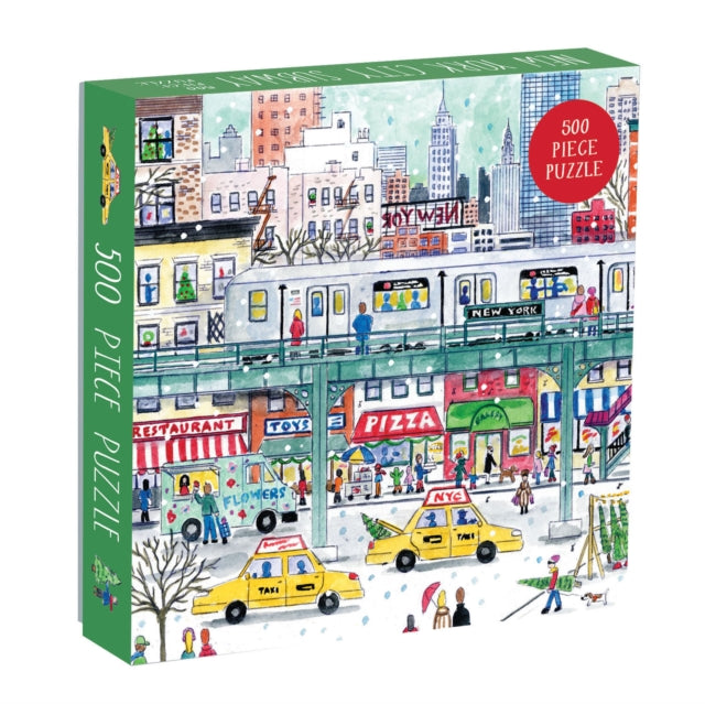 Book cover of: Michael Storrings New York City Subway 500 Piece Puzzle. By: Galison