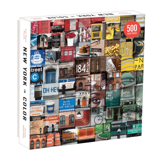 Book cover of: New York in Color 500 Piece Puzzle