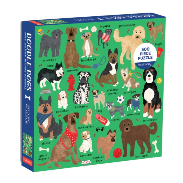 Book cover of: Doodle Dog And Other Mixed Breeds 500 Piece Family Puzzle