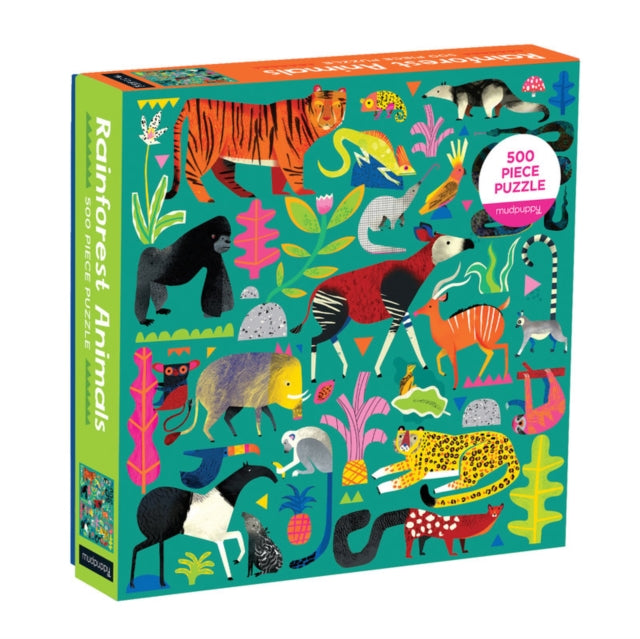 Book cover of: Rainforest Animals 500 Piece Family Puzzle