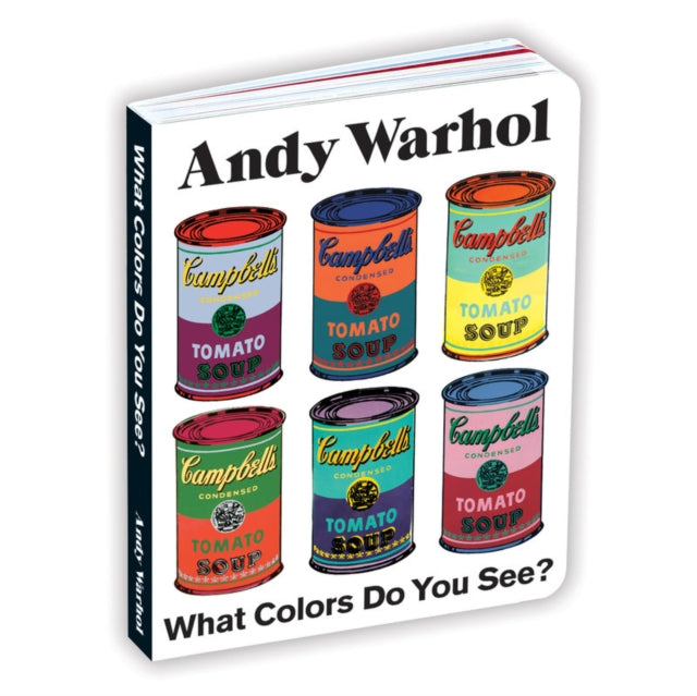 Book cover of: Andy Warhol What Colors Do You See?. By: Mudpuppy