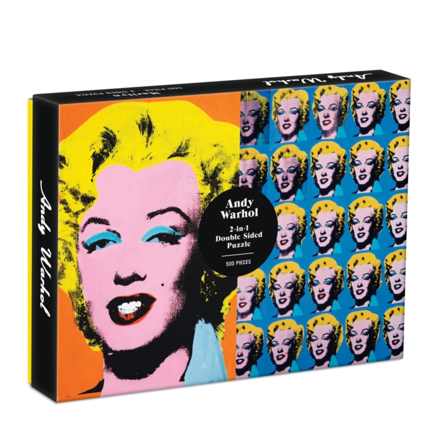 Book cover of: Warhol Marilyn 500 Piece Double Sided Puzzle