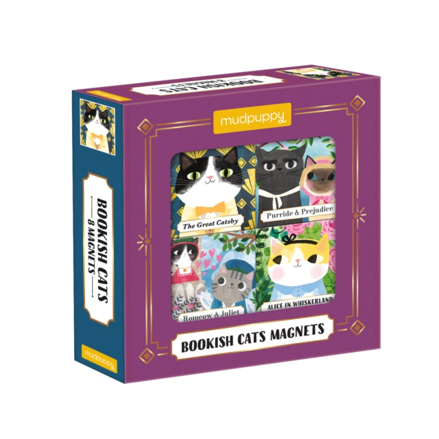 Book cover of: Bookish Cats Magnets