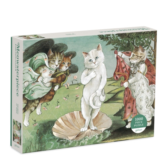 Book cover of: Birth of Venus Meowsterpiece of Western Art 1000 Piece Puzzle