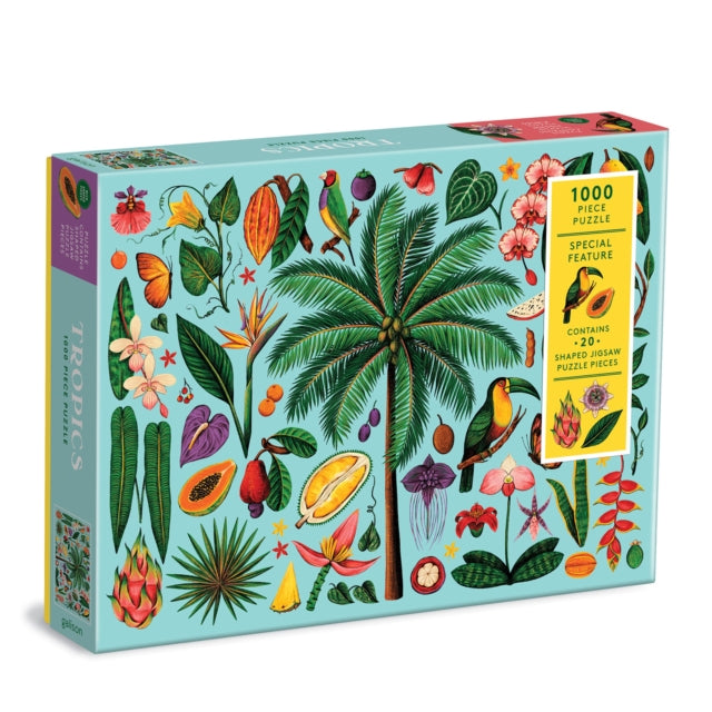 Book cover of: Tropics 1000 Piece Puzzle with Shaped Pieces