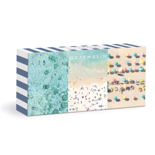 Book cover of: Gray Malin The Beachside 3-In-1 Puzzle Set
