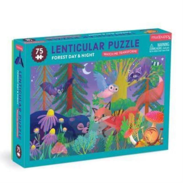 Book cover of: Forest Day & Night 75 Piece Lenticular Puzzle