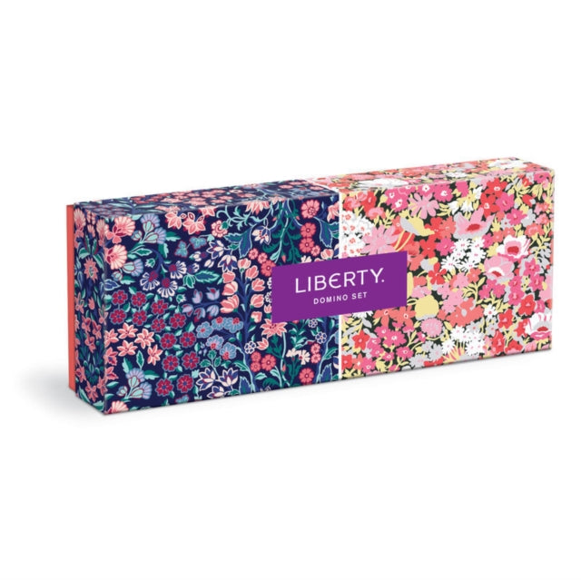 Book cover of: Liberty Floral Wood Domino Set