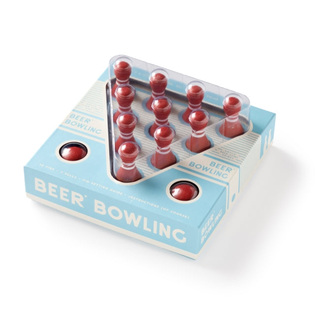 Book cover of: Beer Bowling Drinking Game Set
