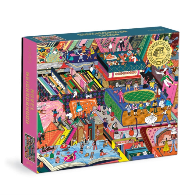 Book cover of: Novel Neighborhood 1000 Piece Foil Puzzle