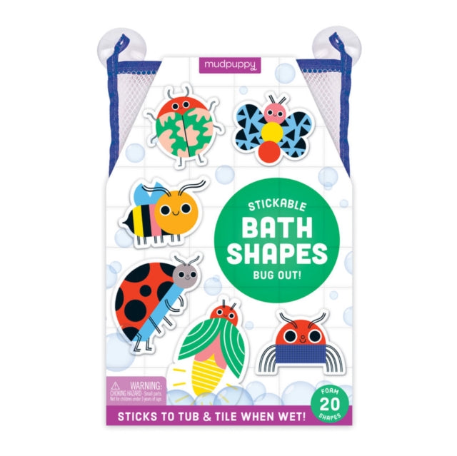 Book cover of: Bug Out! Stickable Foam Bath Shapes. By: Mudpuppy