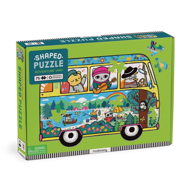 Book cover of: Adventure Van 75 Piece Shaped Scene Puzzle