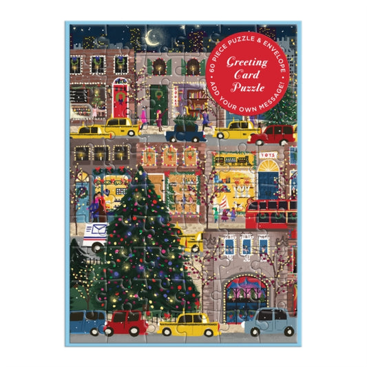 Book cover of: Joy Laforme Winter Lights Greeting Card Puzzle