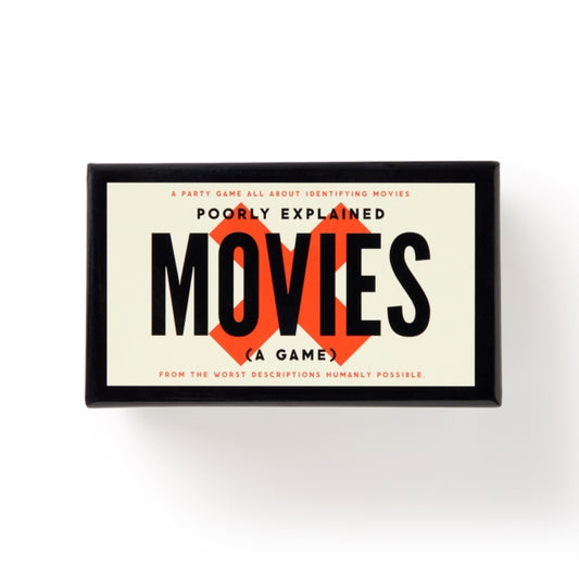 Book cover of: Poorly Explained Movies Game
