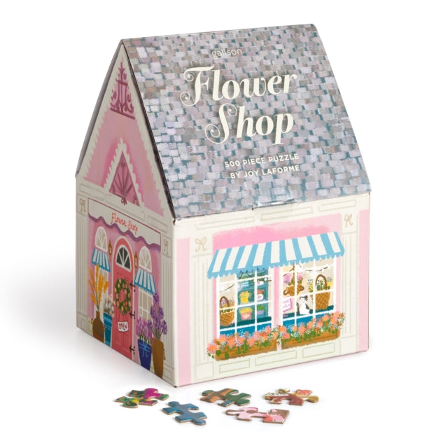 Book cover of: Joy Laforme Flower Shop 500 Piece House Puzzle