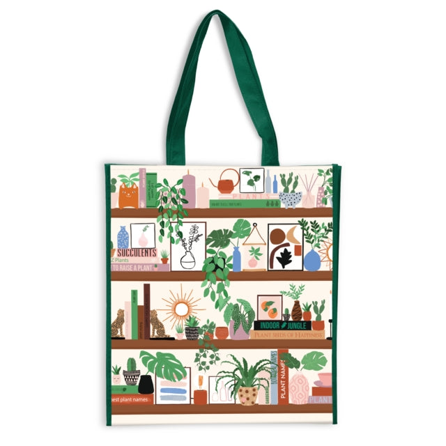 Book cover of: Plant Shelfie Reusable Shopping Bag. By: Galison