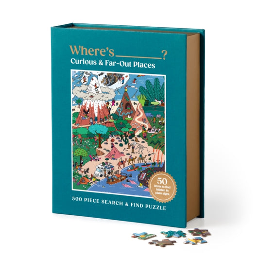 Book cover of: Where's ________? Curious and Far Out Places 500 Piece Search and Find Puzzle