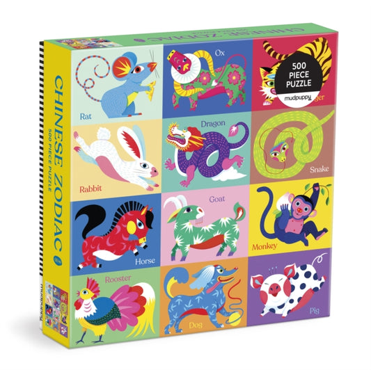 Book cover of: Chinese Zodiac 500 Piece Family Puzzle