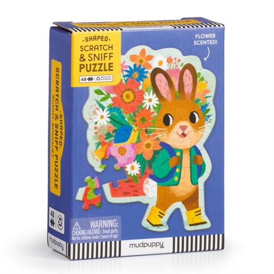 Book cover of: Bunny Bouquet 48 Piece Scratch & Sniff Shaped Mini Puzzle