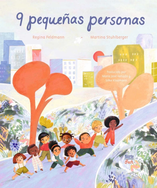 Book cover of: 9 pequenas personas. By: Regina Feldmann