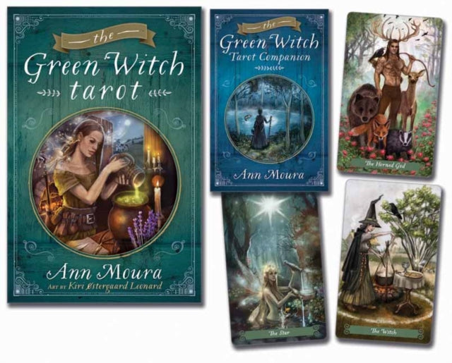 Book cover of: Green Witch Tarot. By: Ann Moura