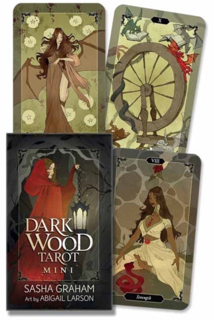 Book cover of: Dark Wood Tarot Mini Deck