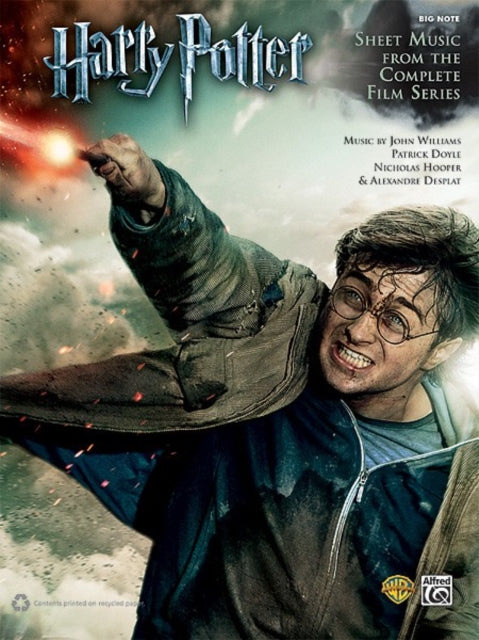 Book cover of: Harry Potter Complete 1 - 8 ( Big Note ). By: John Williams