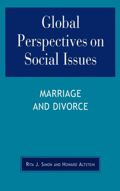 Book cover of: Global Perspectives on Social Issues: Marriage and Divorce. By: Howard Altstein