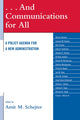 Book cover of: . . . And Communications for All