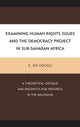 Book cover of: Examining Human Rights Issues and the Democracy Project in Sub-Saharan Africa. By: E. Ike Udogu