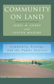 Book cover of: Community on Land. By: Janel M. Curry