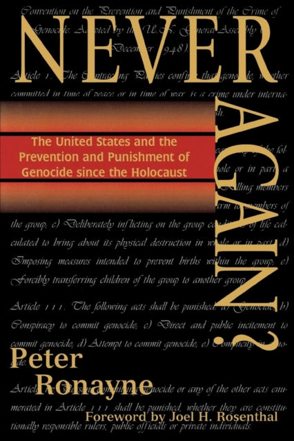 Book cover of: Never Again?. By: Peter Ronayne
