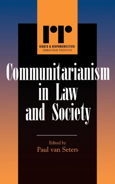Book cover of: Communitarianism in Law and Society