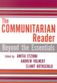 Book cover of: Communitarian Reader. By: Amitai Etzioni