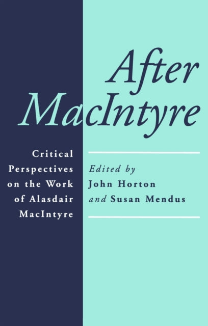 Book cover of: After MacIntyre
