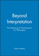 Book cover of: Beyond Interpretation