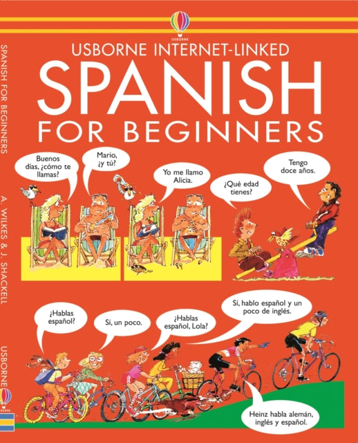 Book cover of: Spanish for Beginners. By: Angela Wilkes