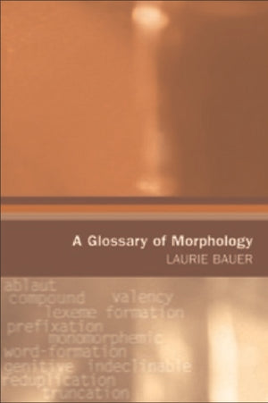 Glossary of Morphology