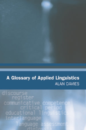A Glossary of Applied Linguistics