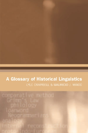 A Glossary of Historical Linguistics