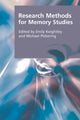 Book cover of: Research Methods for Memory Studies. By: Emily Keightley