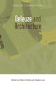 Book cover of: Deleuze and Architecture. By: Hélène Frichot